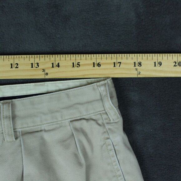 Polo Ralph Lauren Andrew Shorts Mens 34 Khaki Classic Chino 100% SOLD! - Picture 10 of 12